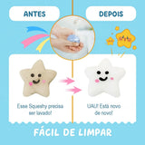 Squishy Bichinho Macio Fofo de Apertar Anti Stress Mochi de Brincar Pop It Fidget