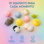 Squishy Bichinho Macio Fofo de Apertar Anti Stress Mochi de Brincar Pop It Fidget